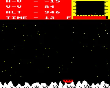 Lunar Lander (1983)(MRM)[h TSTH] screen shot game playing